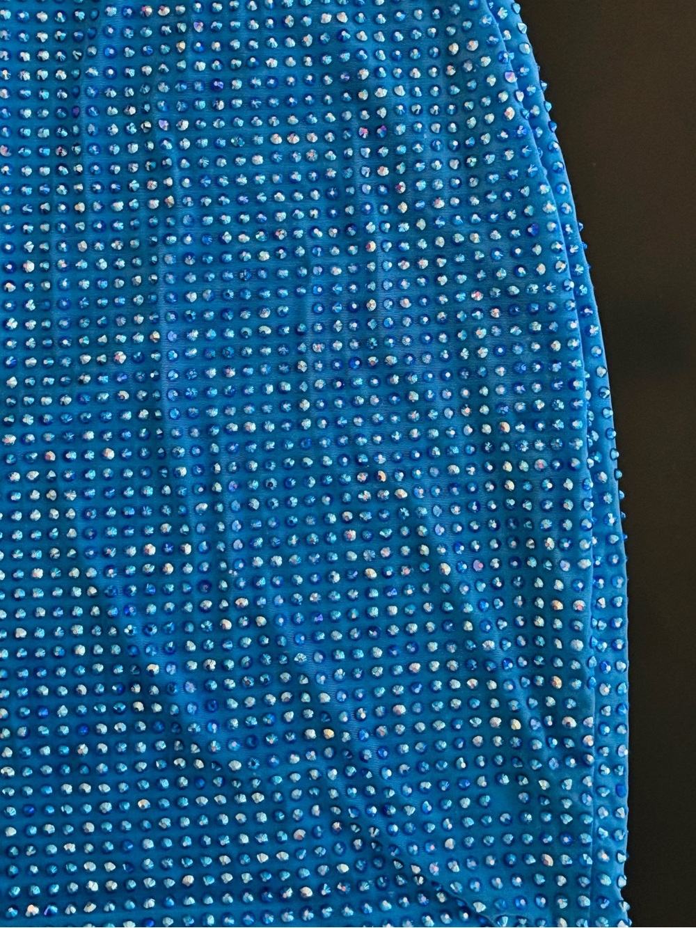 Oh Polly Ines Cobalt Blue Embellished Mini Dress - Picture 13 of 14